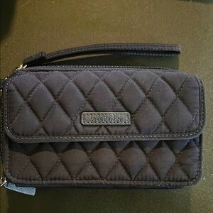Vera Bradley Navy Quilted Wallet Wristlet